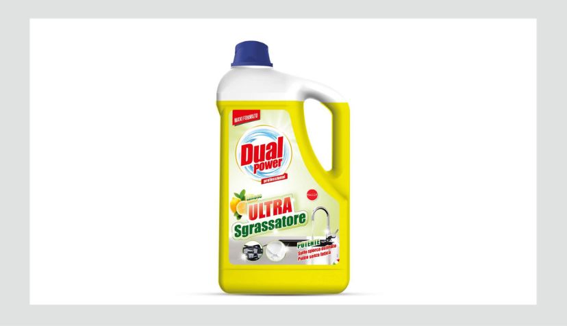 Dual професионален одмастувач со мирис на лимон 5L